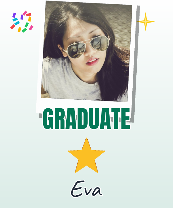 Graduation banner — Eva