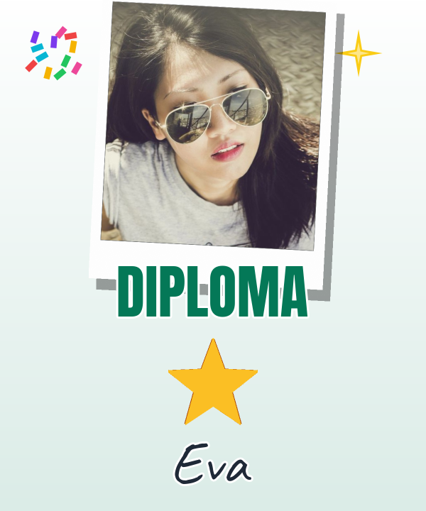Transparent za diplomo — Eva